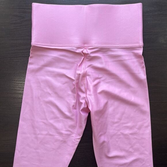 CARBON38 High Rise 7/8 Leggings Metallic Takara Shine Wide Waistband Stretch XS - Picture 3 of 6